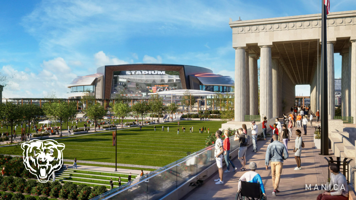 Bears release plans for $4.7B stadium project in Chicago 